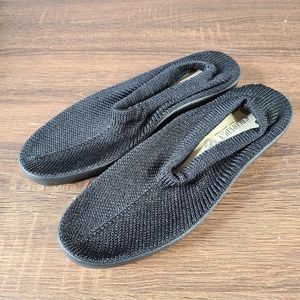 Arcopedico Slip On Shoes Womens 10 Black Knit Portugal Sec Comfort